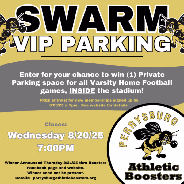 Swarm VIP Parking Raffle - Football 2025